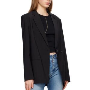 NWOT Helmut Lang wool double breasted blazer SZ: 6 Original Price $1,333